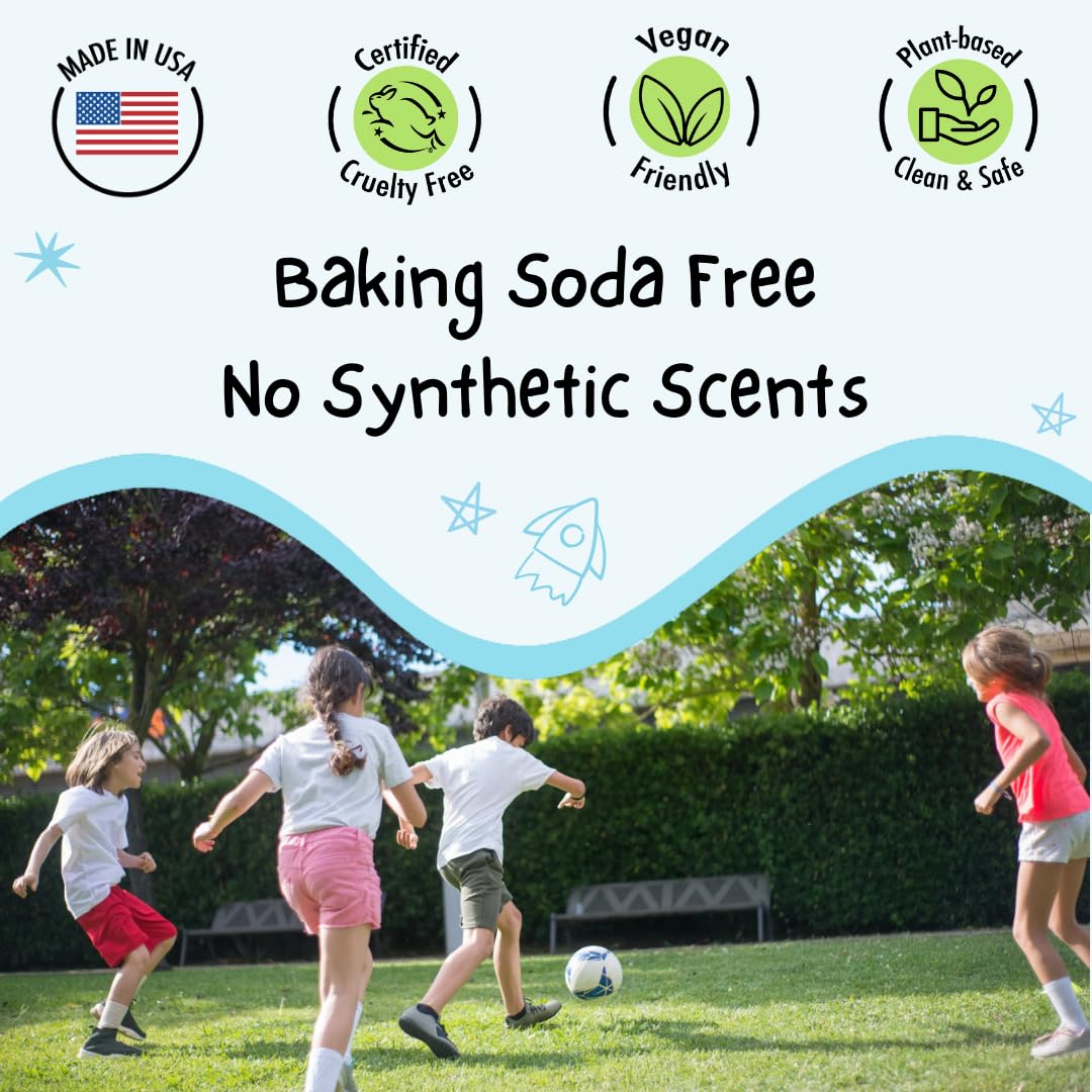 MONA UNSCENTED 100% Natural Deodorant for Kids, Preteens & Teens - Clean Beauty Award Winner - No Baking Soda, Synthetic Scents or Aluminum - Safe Beauty and Personal Care MONA