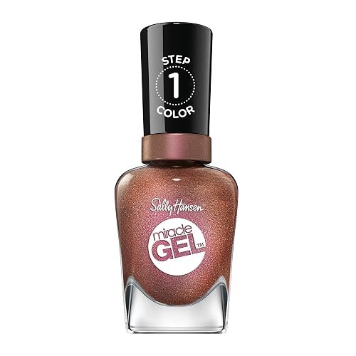 Sally Hansen Miracle Gel Salon Quality Nail Polish | Gel-Like Formula, Two-Step System, No UV Light Needed, Long Lasting | Sheer, Shimmery | 211 One Beauty & Personal Care Sally Hansen