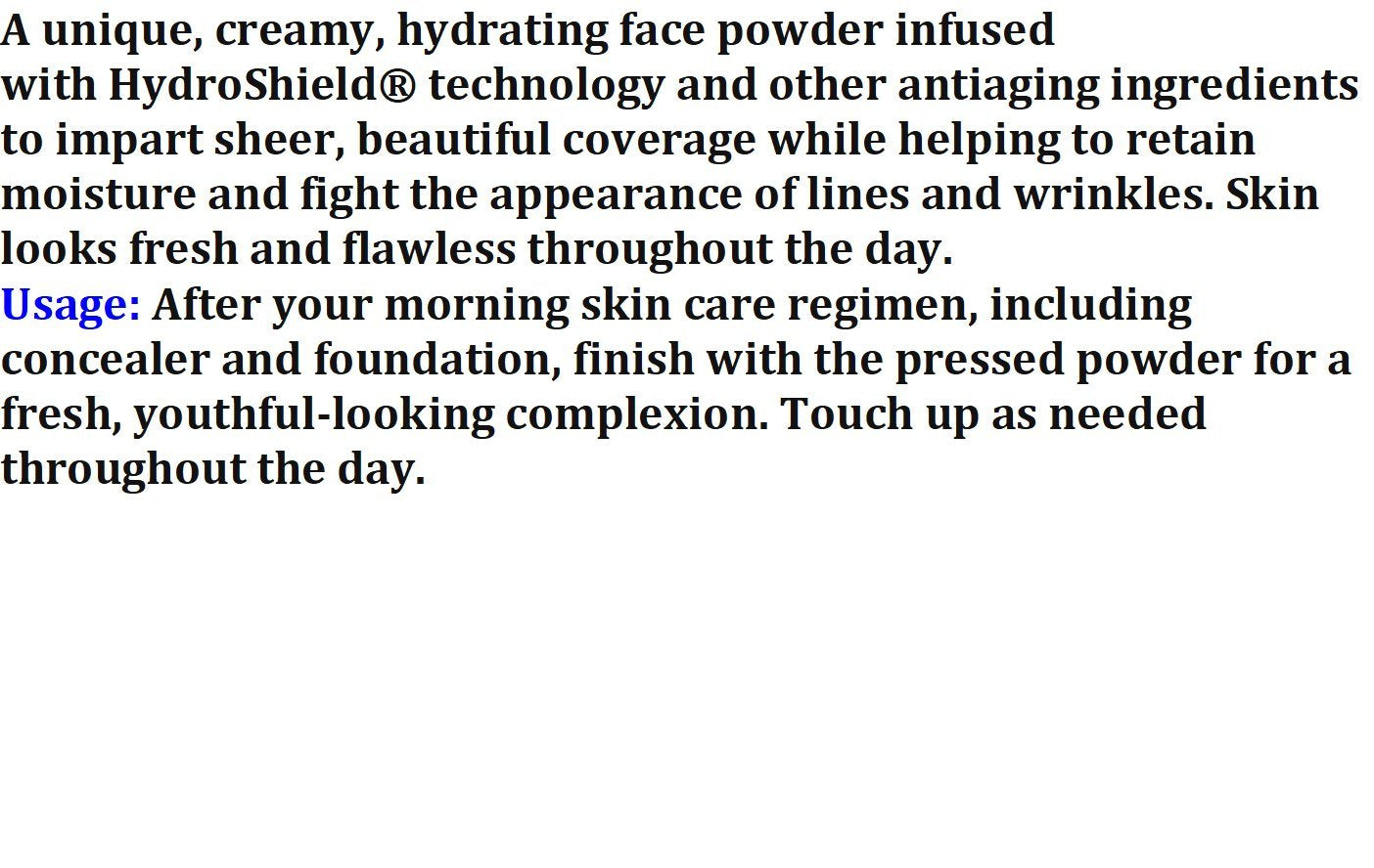 Dr. Denese HydroShield® Hydrating Treatment Powder (Tan)