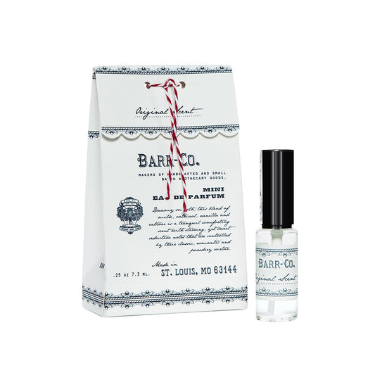 Barr-Co. Original Scent Mini Perfume Spray, Creamy Vanilla Scent with Oat & Vetiver, Concentrated Perfume Oil for Women, Travel Size, 0.25 fl oz
