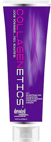 Collagenetics 2-in-1 Red Light Therapy Prep & Tanning Lotion - 8.5 oz