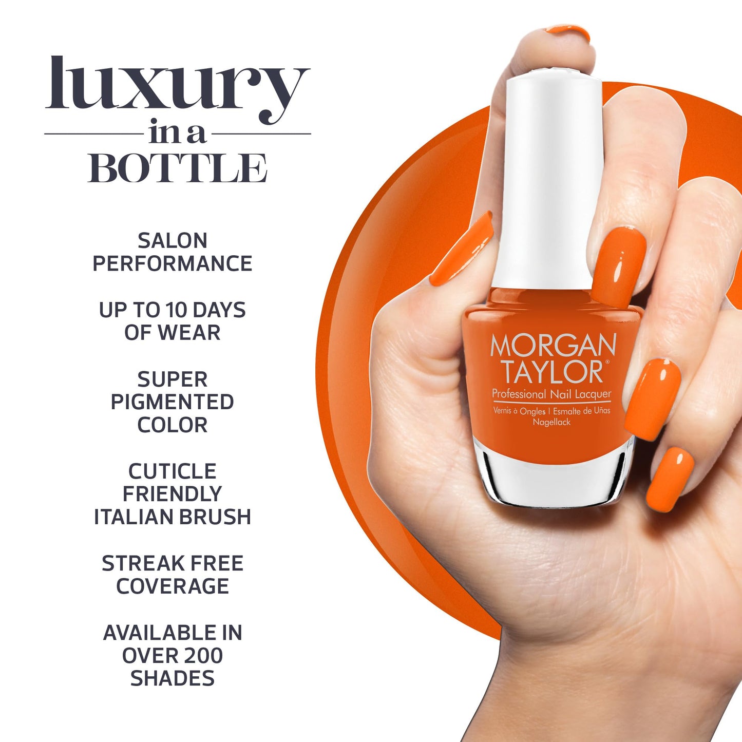 Morgan Taylor Summer Collection Keep It Juicy - 15mL Professional Lacquer, Chip-Resistant, Fast-Drying, Long-Lasting, High-Shine Finish, Perfect Beauty & Personal Care Morgan Taylor