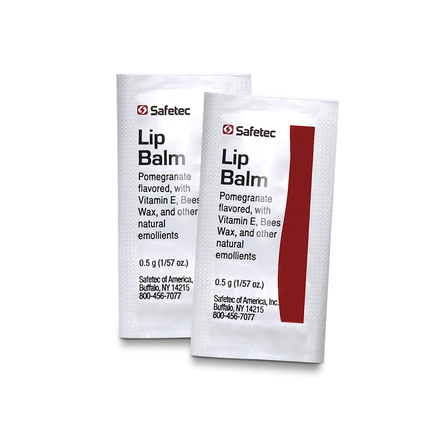 Safetec Lip Balm.5 g. Pouch 144 ct. Box (12 Boxes/case)