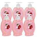 Softsoap Liquid Hand Soap with Pump, Limited Edition Summer Scents, 6.25 Fl Oz, 6 Pack (Cherry Blossom)