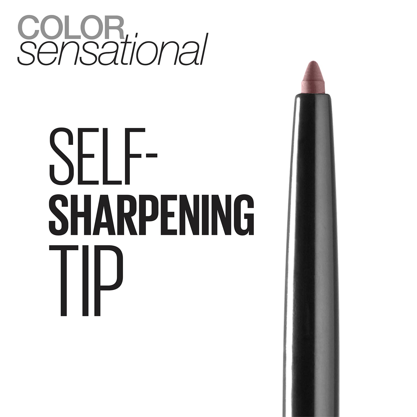 Maybelline Color Sensational Shaping Lip Liner with Self-Sharpening Tip, Gone Griege, Nude, 1 Count Beauty & Personal Care MAYBELLINE