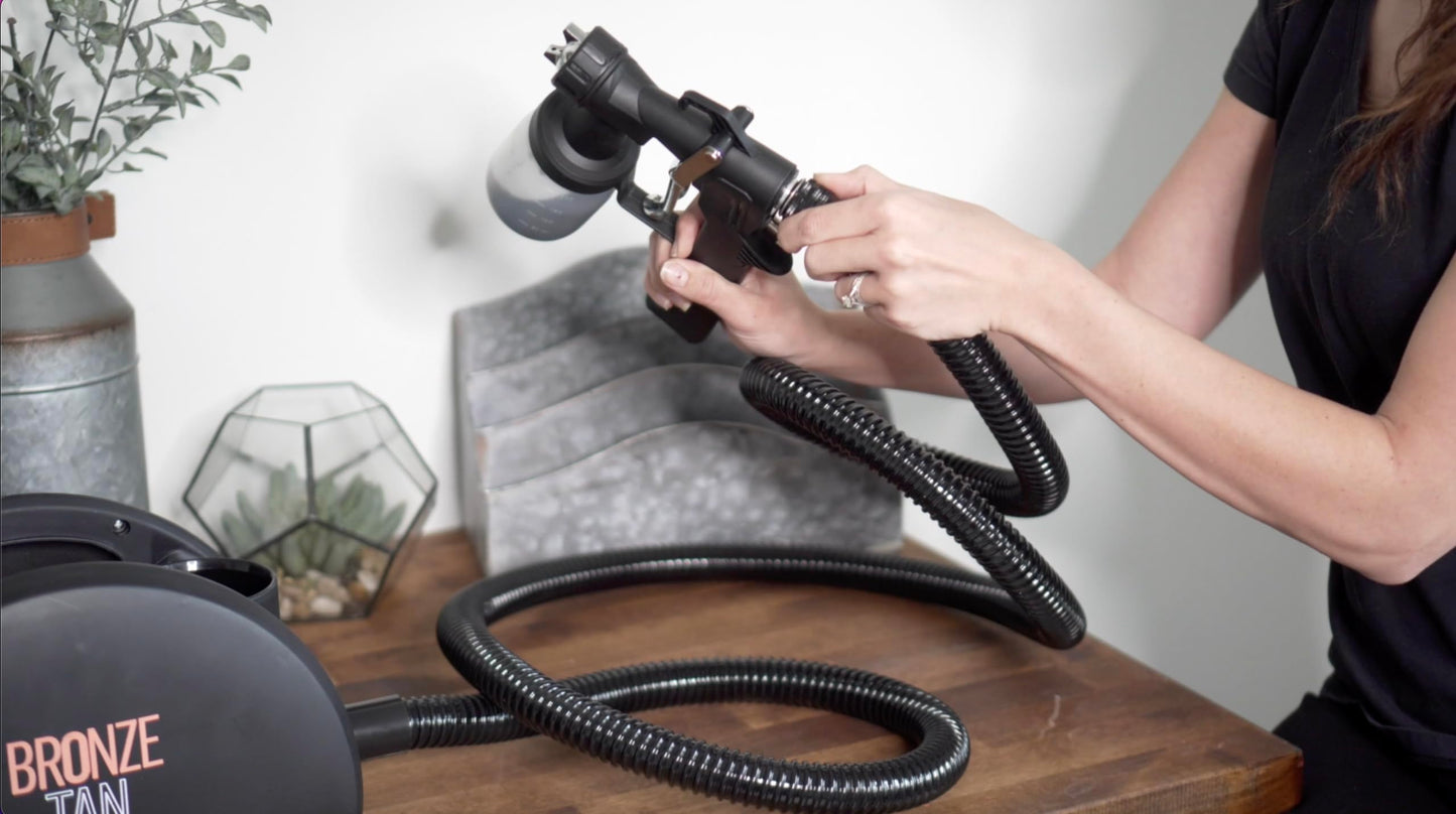 Bronze Tan Premium Replacement Hose for HVLP Spray Tan Machine: Durable, Flexible, Perfect Fit