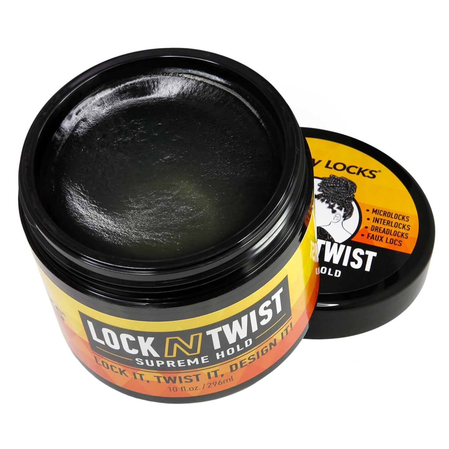 AllDay Locks Lock N Twist Supreme Hold - Extreme Styling Control for Locs, Microlocs, Twists, and Retwists, Provides Edge Control, Strong Hair Gel