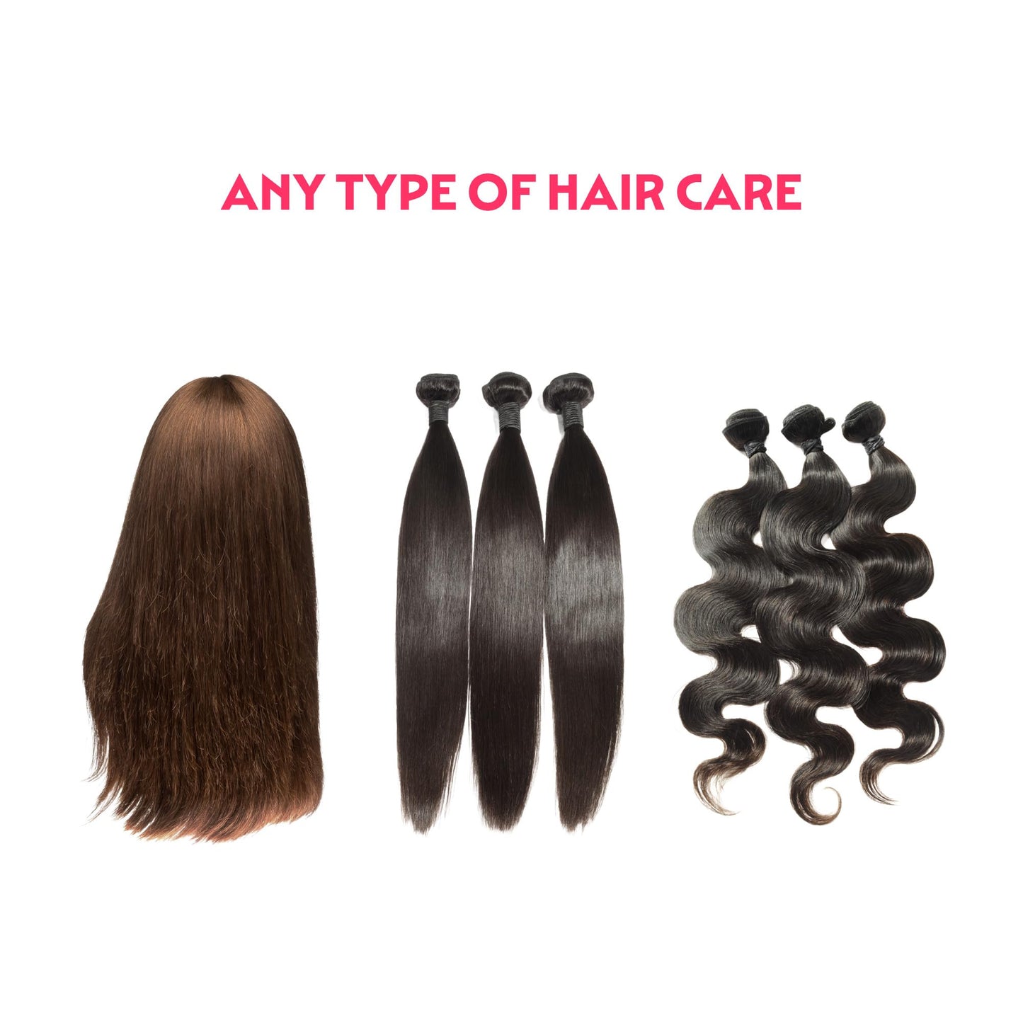 Red by Kiss Wig Spray, Extra Shine & Detangling Control for Remy, Human, Synthetic Hair, UV & Heat Protection, PH Balance & Long-Lasting Fragrance