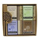 Aromatherapy Herbal Soap Top 4 Pack Soap Combo-Earth Gift Set (Patchouli, Peppermint, Lavender, and Coconut Vanilla)