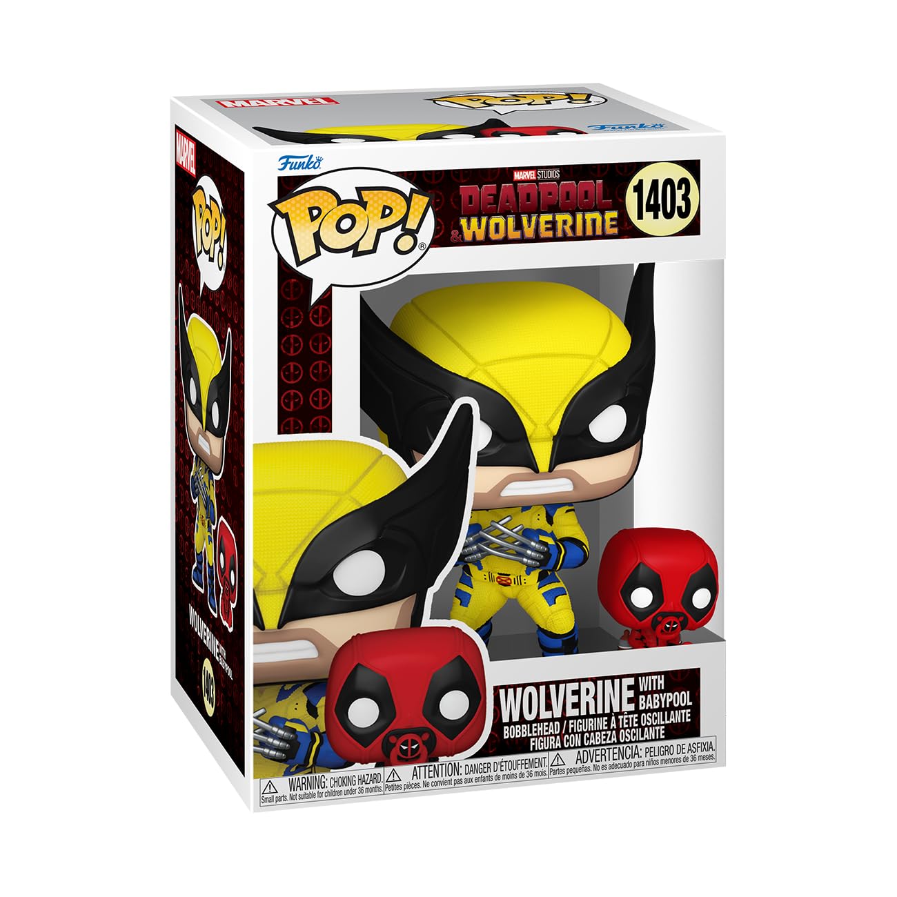 Funko POP! & Buddy: Deadpool & Wolverine - Wolverine with Babypool - Collectable Vinyl Figure - Gift Idea - Official Merchandise - for Kids & Adults…