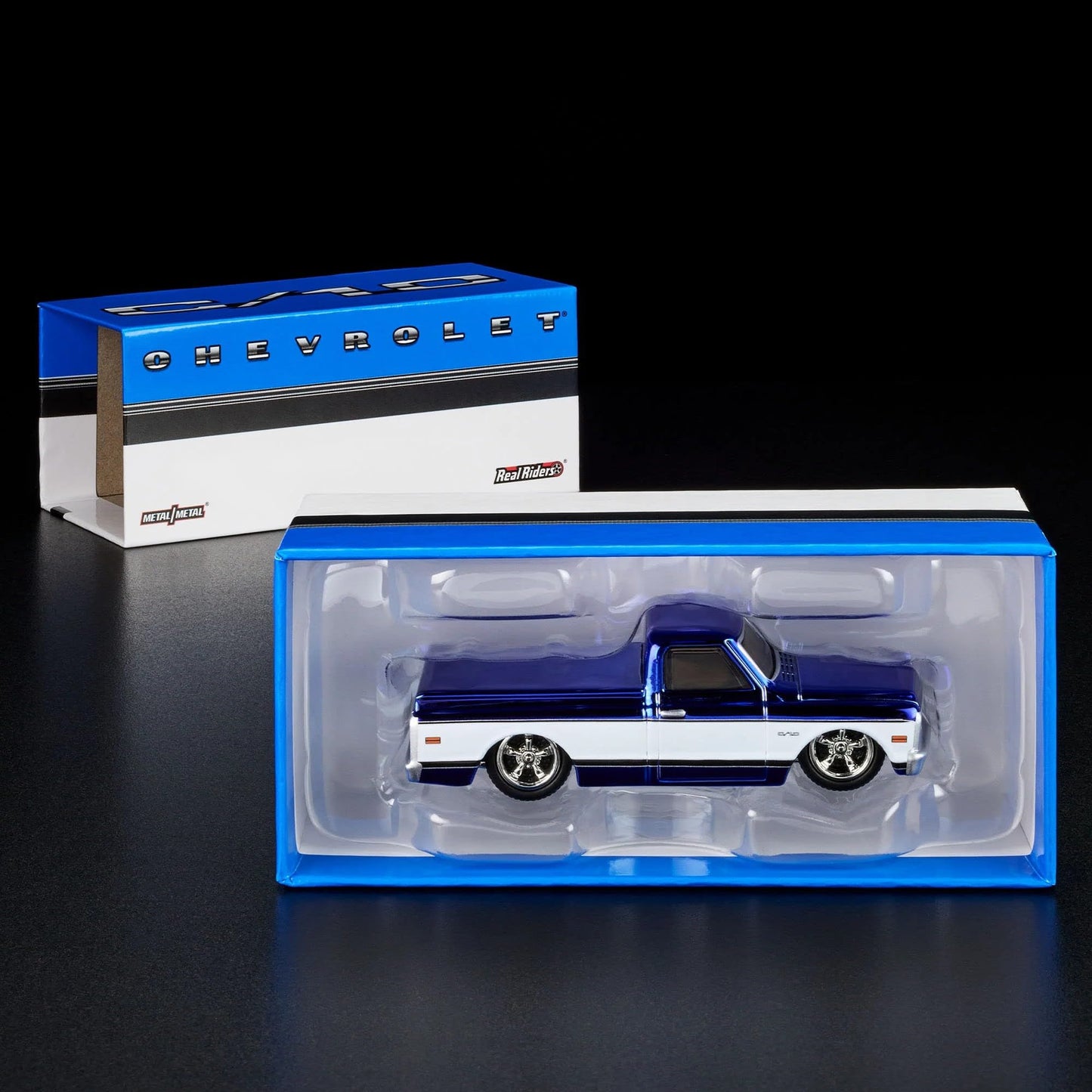 Hot Wheels 1969 Chevy C-10 Navy Blue Collectors RLC Exclusive