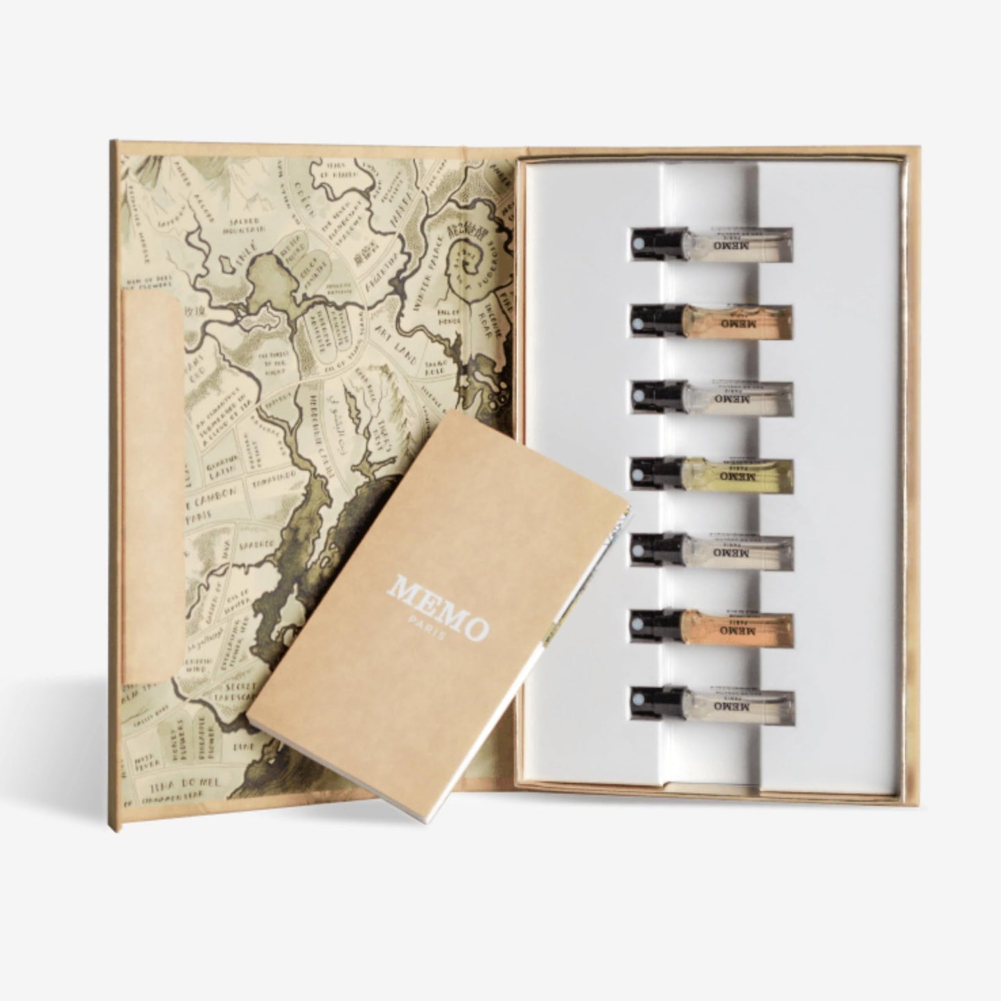 Memo Paris, Discovery Set, 1.5ml x 7 – A Journey Through Signature Scents Travel Notes