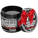 Viking Revolution Extreme Hold Pomade for Men - Style & Finish Your Hair - Extra Firm,Strong Hold & High Shine for Men’s Styling Support - Water Based