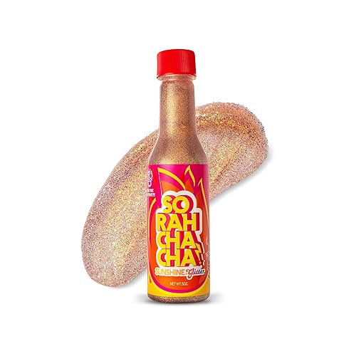 Sunshine & Glitter - SoRahChaCha! - Holographic Body and Face Glitter Gel - Glitter Makeup for Cosplay Biodegradable Glitter, Rose Gold Color, Vegan
