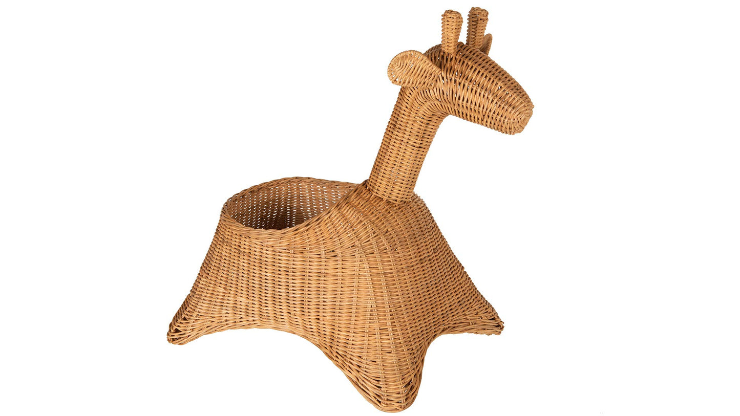 KOUBOO Wicker Giraffe, Naural Color Storage Basket, Brown