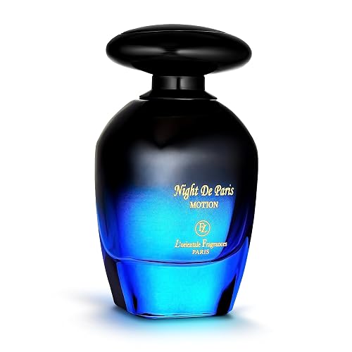 L'Orientale Fragrances Night De Paris in Motion 100ml / 3.3oz - Oil-Based Perfumes for Women & Men, Unisex Amber Vanilla Eau de Parfum w/Bergamot -