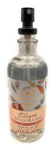 Bath & Body Works Aromatherapy Rose Tangerine Tea Pillow & Body Mist with Natural Essential Oils 5.3 Ounce