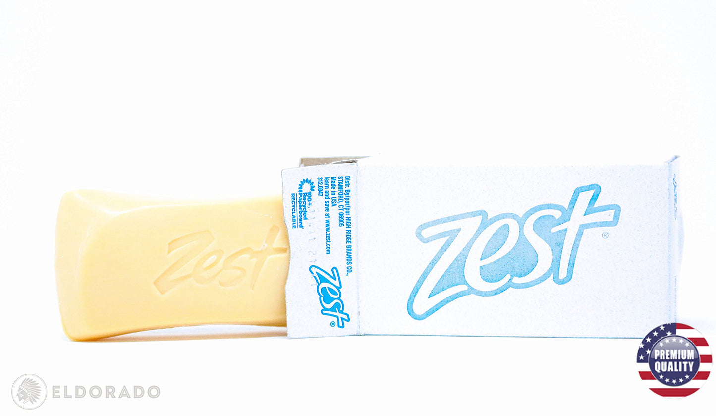 Zest Creamy Cocoa Butter & Shea Soap, 6 Bars, 3.2 Oz. Each