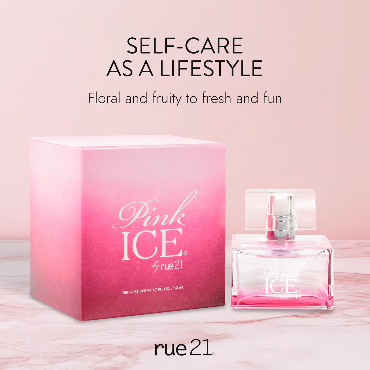 Rue 21 Pink Ice Eau De Parfum Women's Perfume Spray - 1.7 fl oz | 50 ml