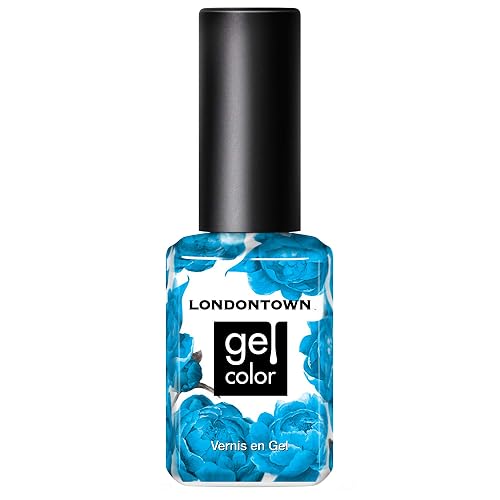 LONDONTOWN UV/LED Gel Nail Polish, Glossy Neon Blue, Cabana Boy, 0.4 Fl Oz, Long Lasting, Chip Resistant High Shine Color Beauty & Personal Care LONDONTOWN