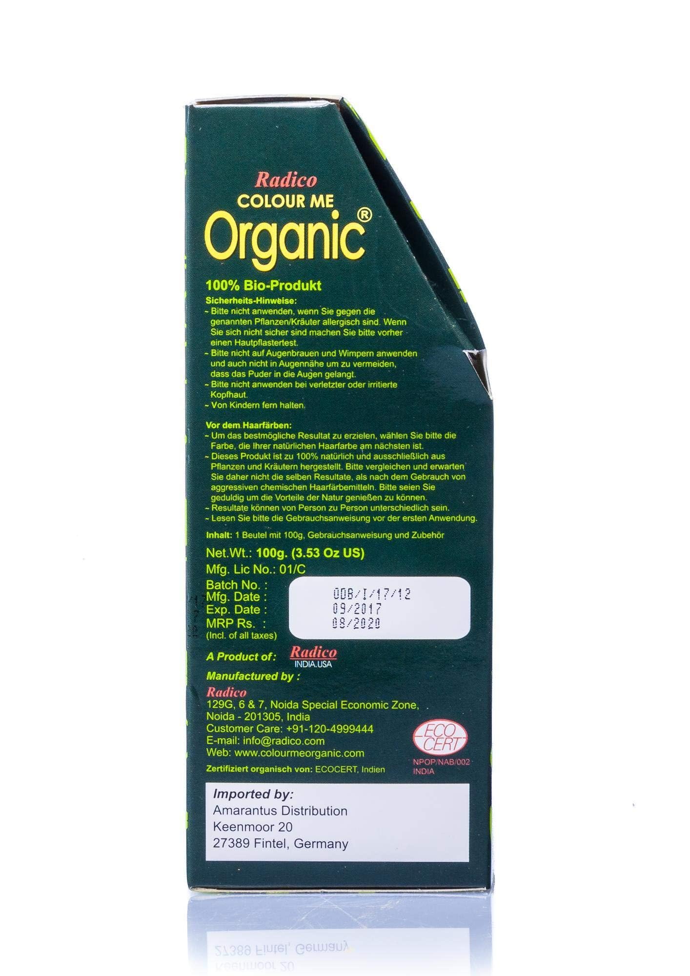 Radico Colour Me Organic (Dark Brown)