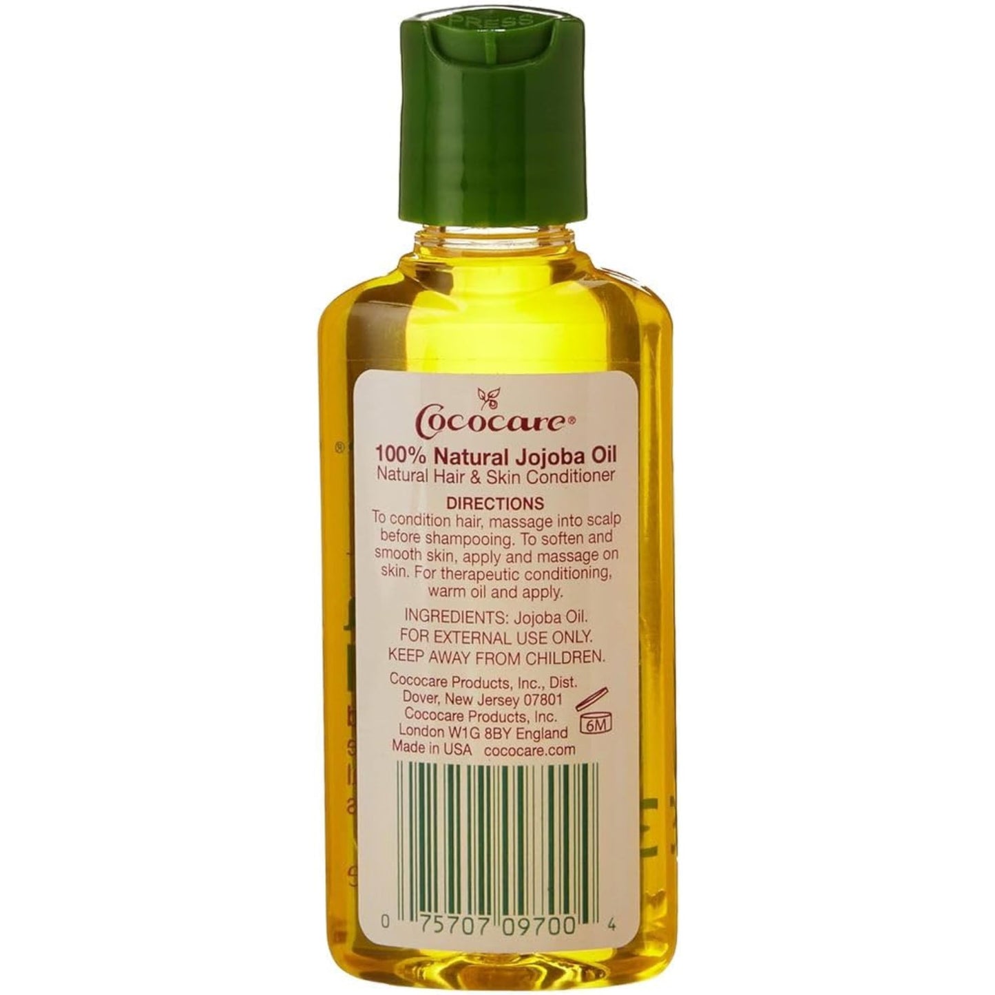 Cococare All Natural 100% Jojoba Oil, 2 Ounce (Pack of 6)
