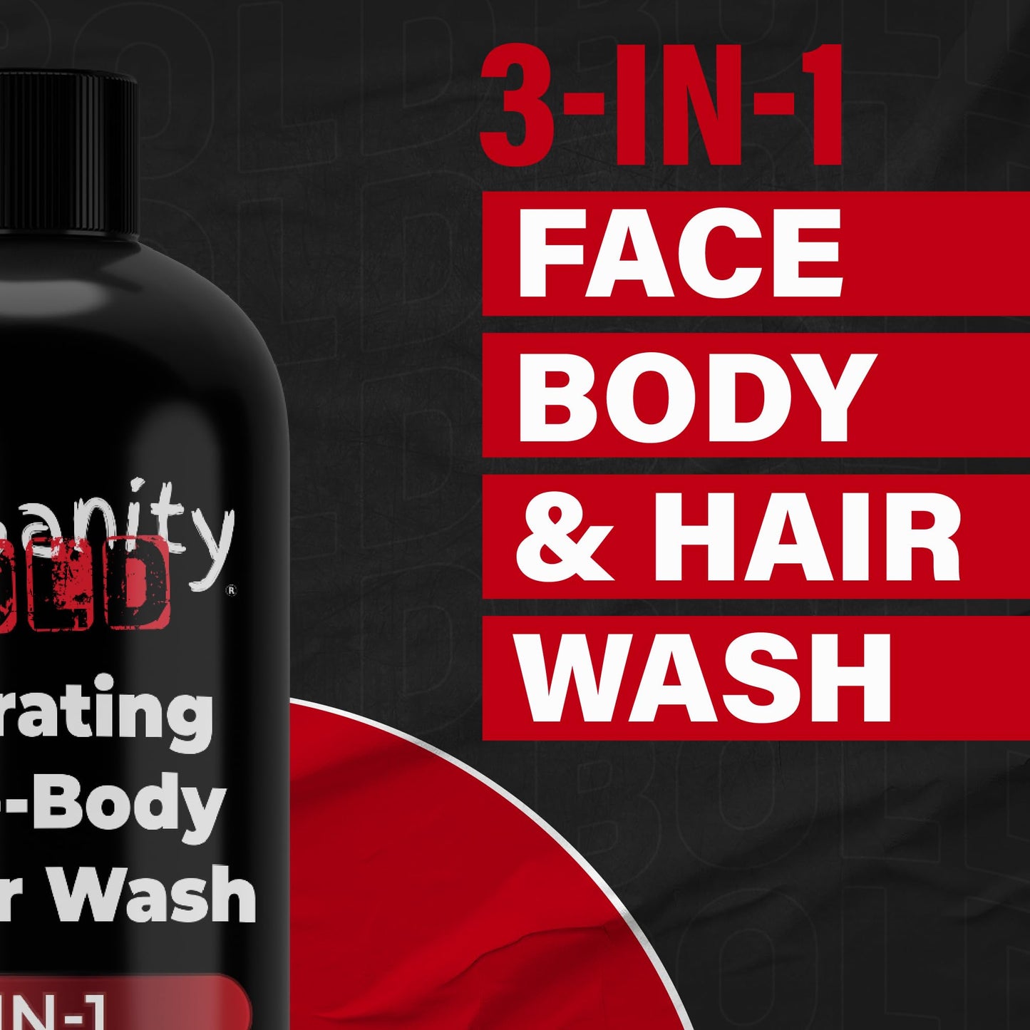 Locsanity BOLD 3-in-1 Men’s Hydrating Face, Body, and Hair Wash Beauty & Personal Care Locsanity