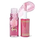 Juvia's Place Magic Lip Oil - Black Cherry - Smooth, Hydrating w/Vitamin E for Soft, Glossy, Juicy Lips - Infused with Fruit Extracts - Tinted