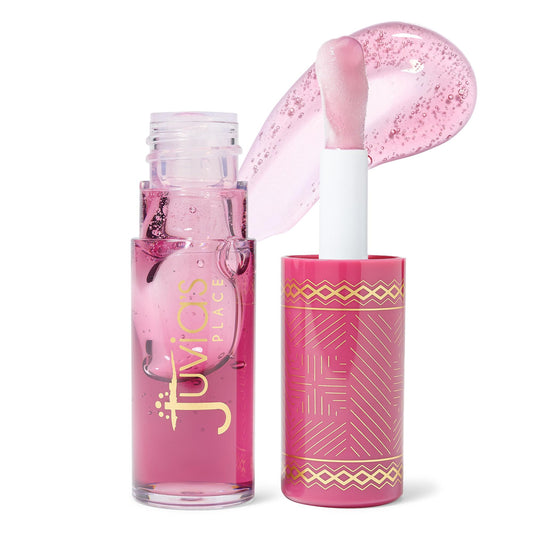 Juvia's Place Magic Lip Oil - Black Cherry - Smooth, Hydrating w/Vitamin E for Soft, Glossy, Juicy Lips - Infused with Fruit Extracts - Tinted