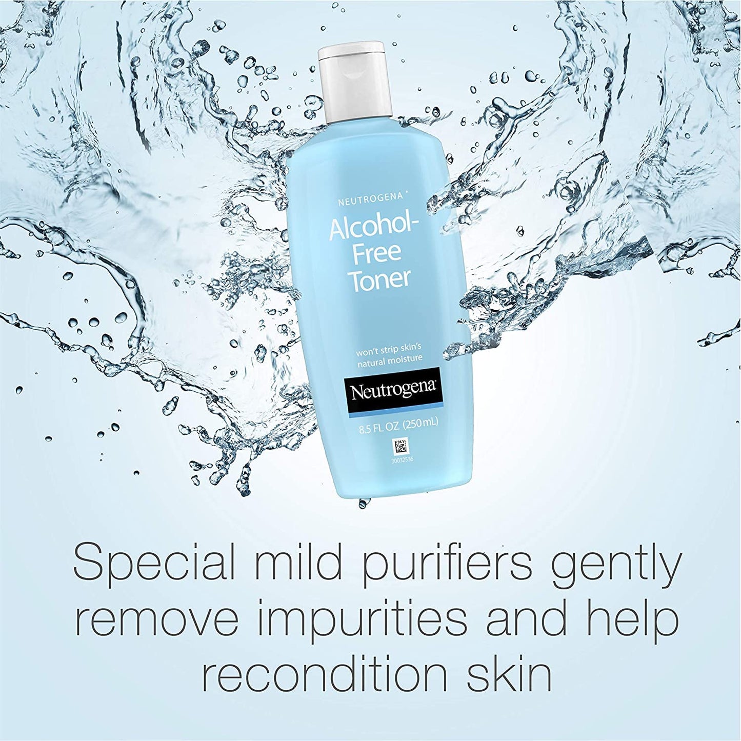 Neutrogena Alcohol-Free Toner, 8.5 Ounce (Pack of 3)