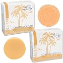 Luxiny Shampoo and Conditioner Bar Set - Sulfate Free, Moisturizing, All Hair Types (Citrus Splash) - 1 Shampoo Bar, 60g & 1 Conditioner Bar, 50g