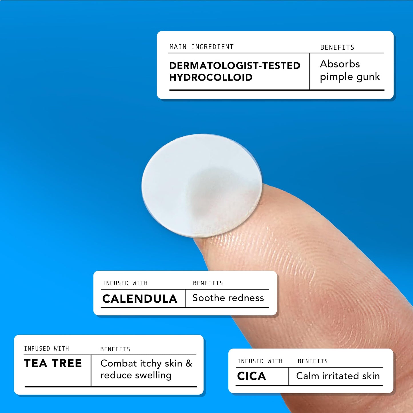 AVARELLE Pimple Patches for Face | Hydrocolloid Acne Patches for Covering Blemishes | FSA HSA Store Eligible Zit Patches with Tea Tree, Calendula Beauty and Personal Care AVARELLE