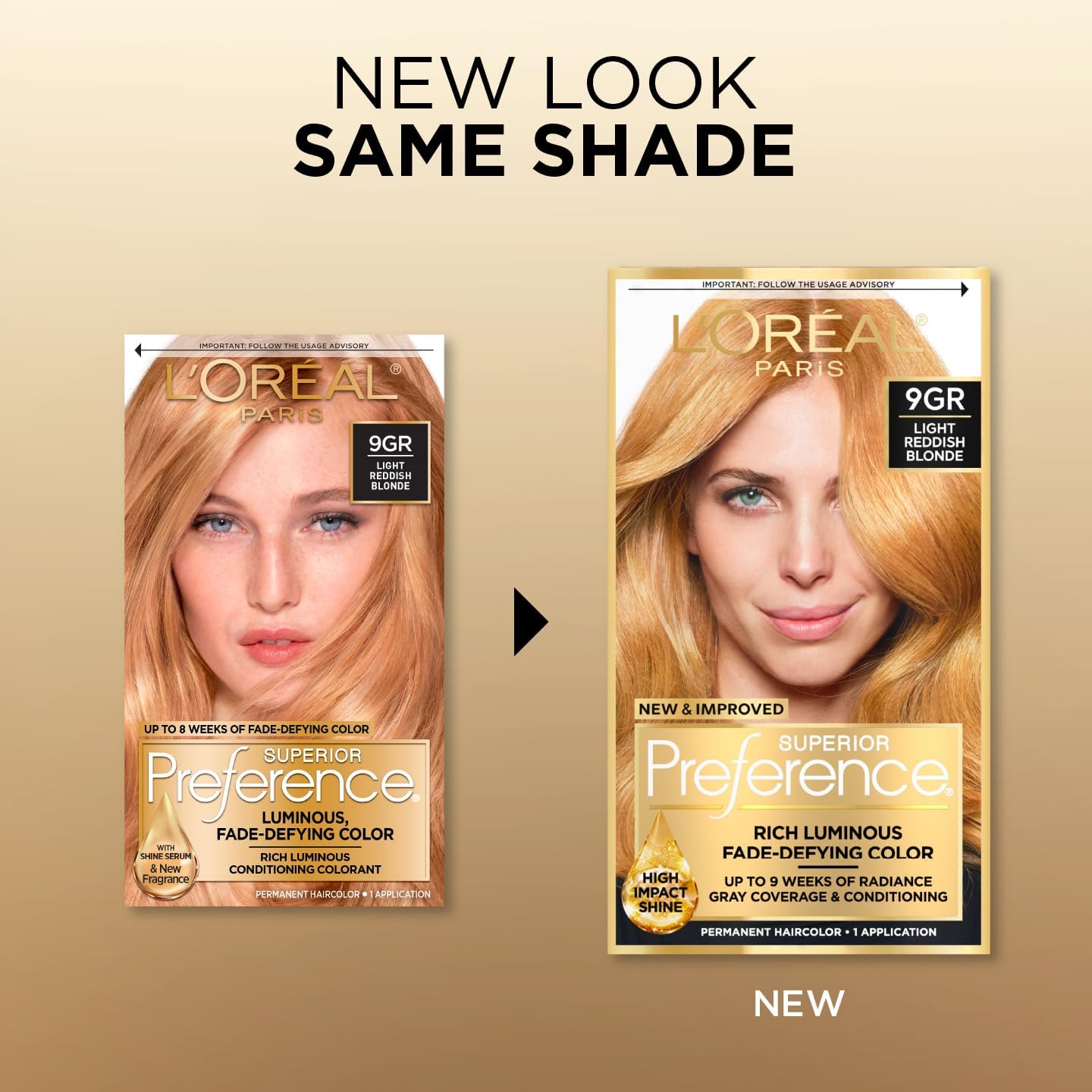 L'Oreal Superior Preference - 9GR Light Reddish Blonde (Warmer) 1 Each