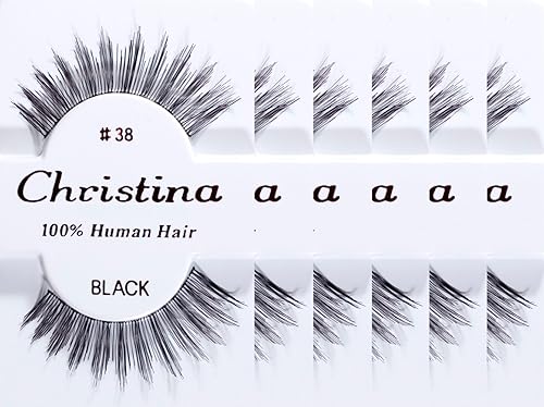 6packs Eyelashes - 38 by Christina