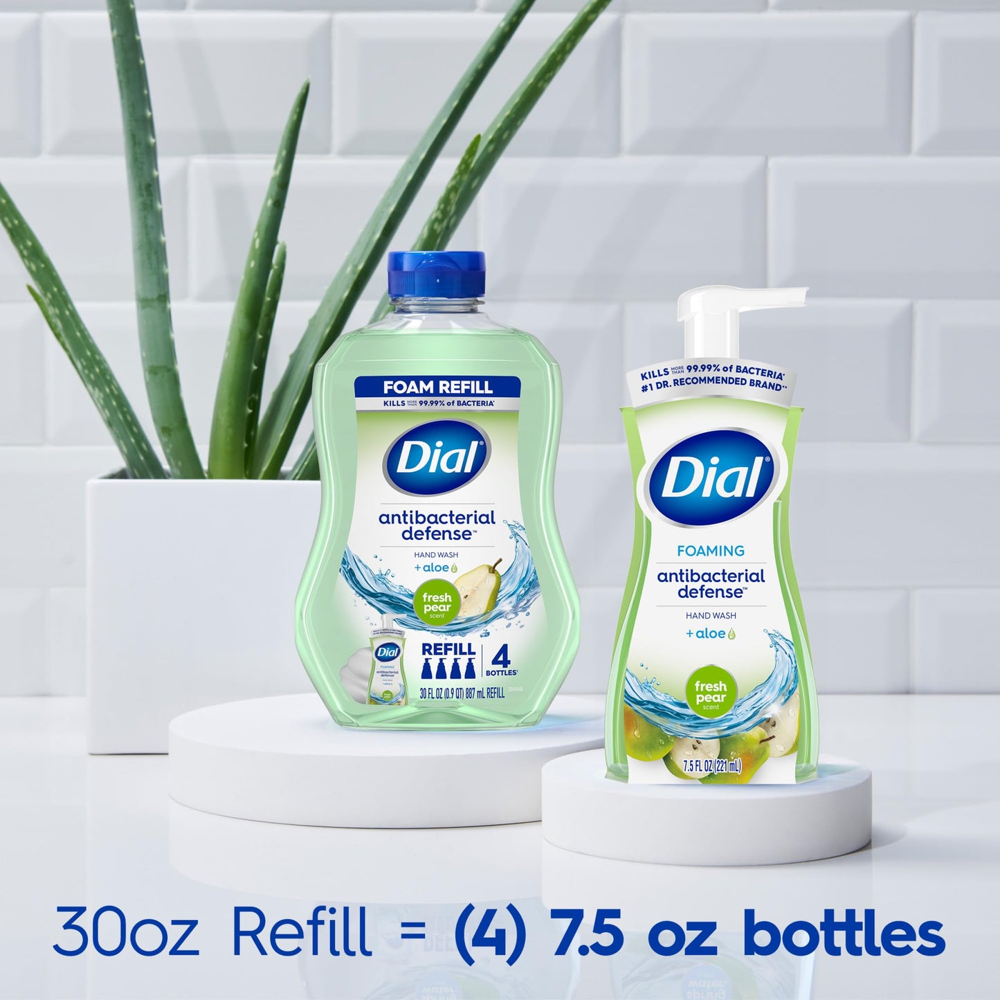 Dial Complete Antibacterial Foaming Hand Soap Refill, Fresh Pear, 30oz Beauty & Personal Care Dial