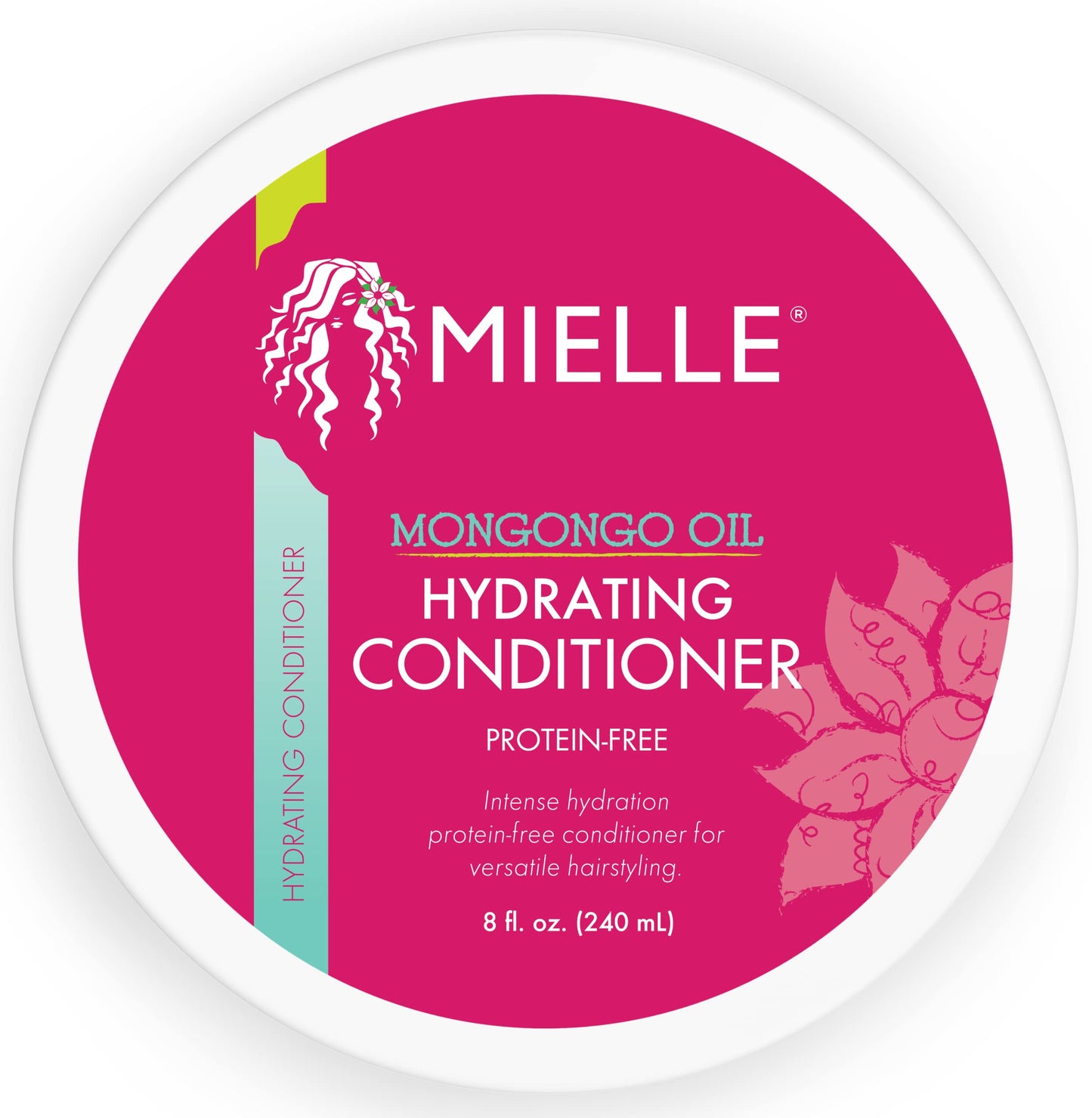 Mielle Organics Mongongo Oil Protein-Free Hydrating Hair Conditioner - Deep Conditioner for Dry, Damaged Hair - Infused with Almond Oil for Improved
