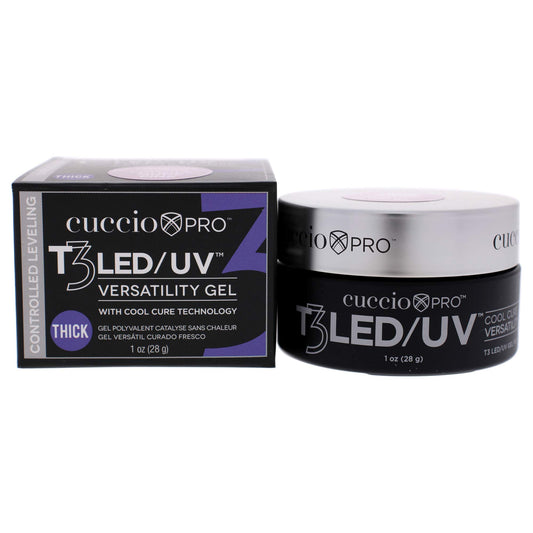 Cuccio Pro T3 Cool Cure Versatility Gel - Controlled Levelling - LED And UV - Incredibly Flexible - Strong Adhesion - Thick Viscosity - Fast Beauty & Personal Care Cuccio