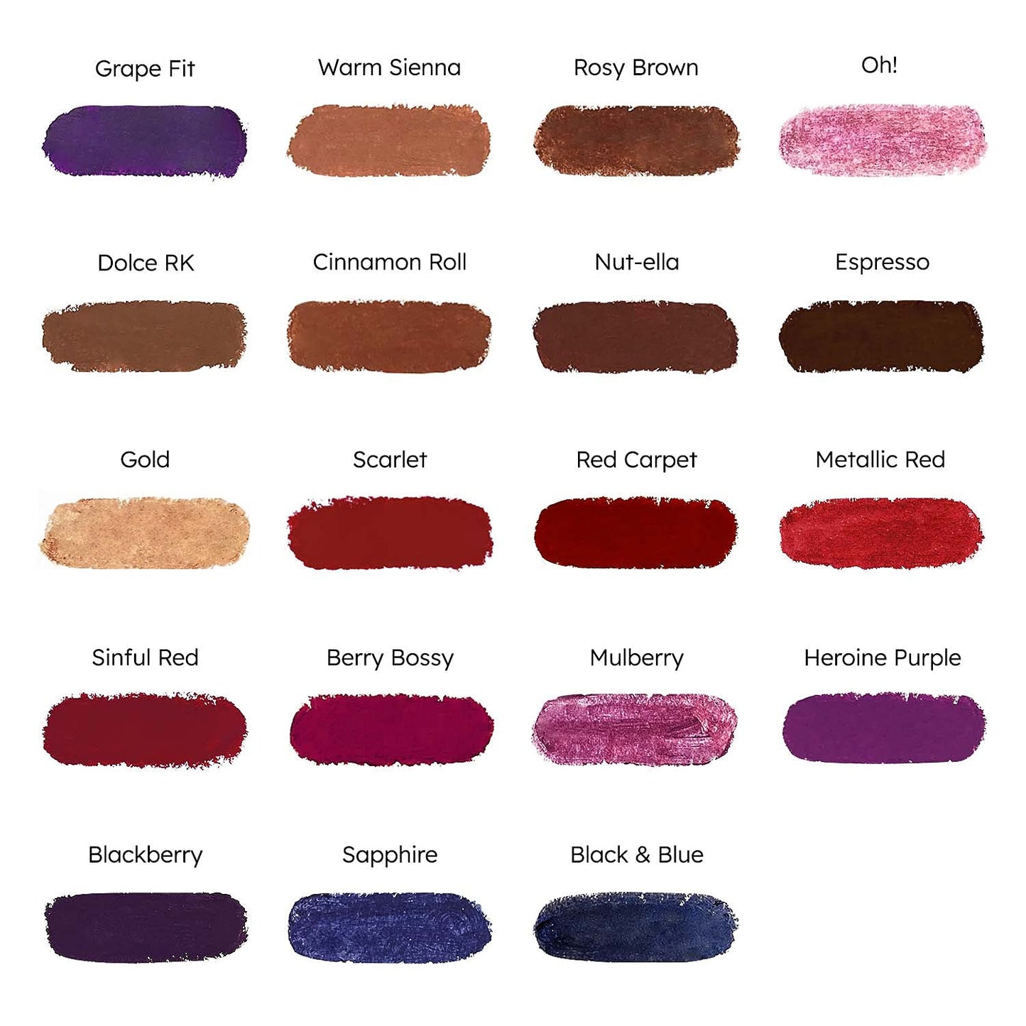 Ruby Kisses Lipstick, Matte Finish, Long-Lasting, Highly Pigmented, Smooth Apply, Full Coverage Lip Color Makeup (Nut-Ella)