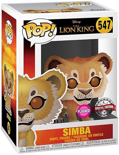 Funko Pop The Lion King 2019 Simba Flocked BoxLunch Exclusive Vinyl Figure
