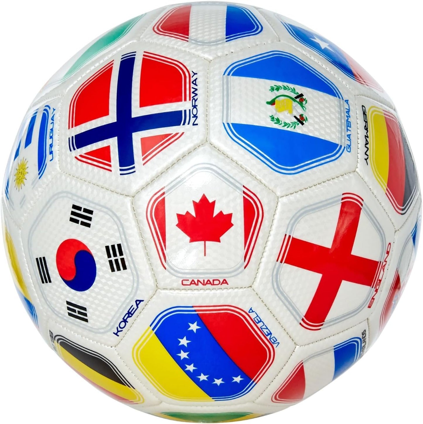 Tripact Inc World Cup World Flags Official Size 5 Soccer Ball