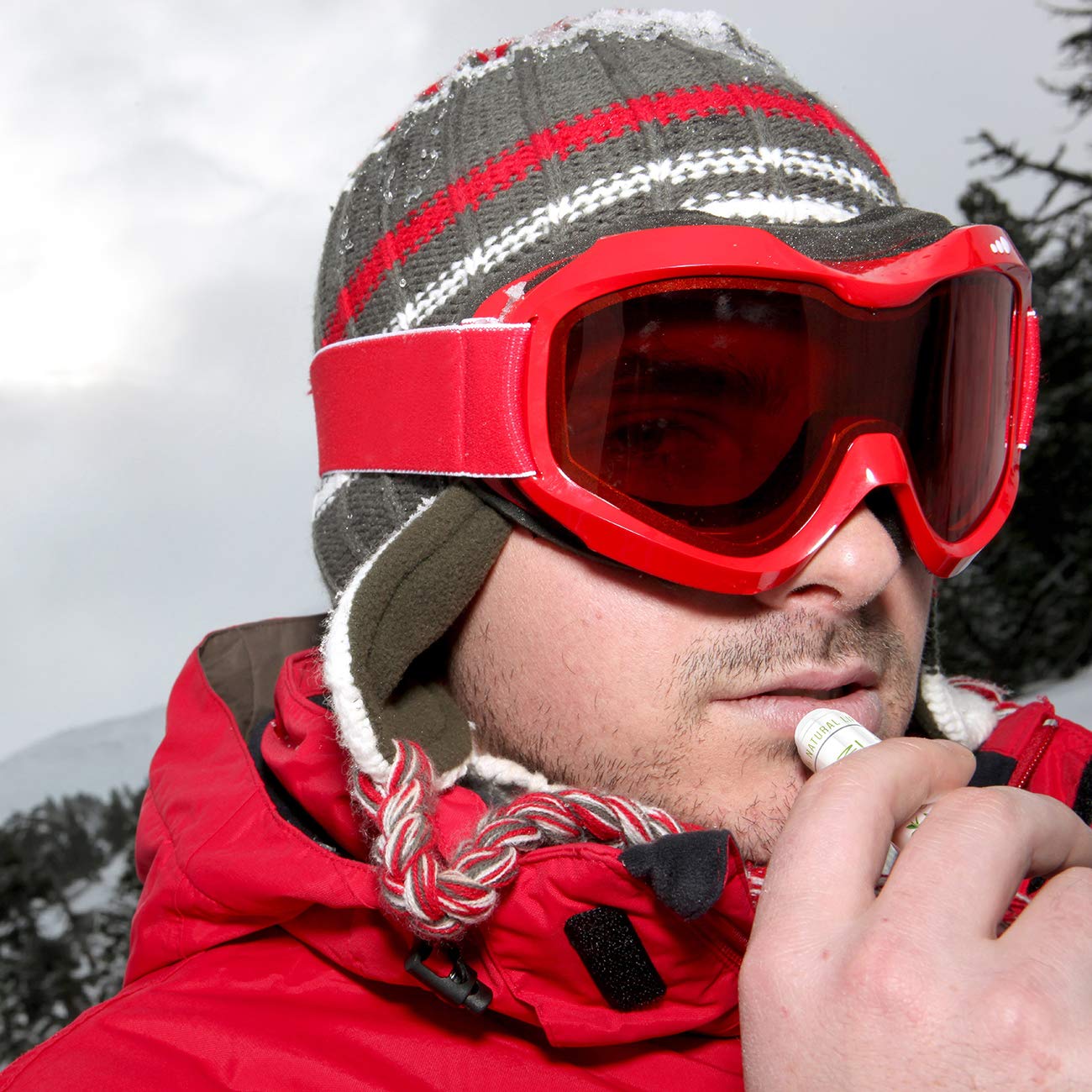 7-Pack Premium Beeswax Lip Balm by Naturistick | Chemical-Free, 100% Natural Chapstick for Dry, Chapped Lips | Made with Coconut Oil, Shea Butter