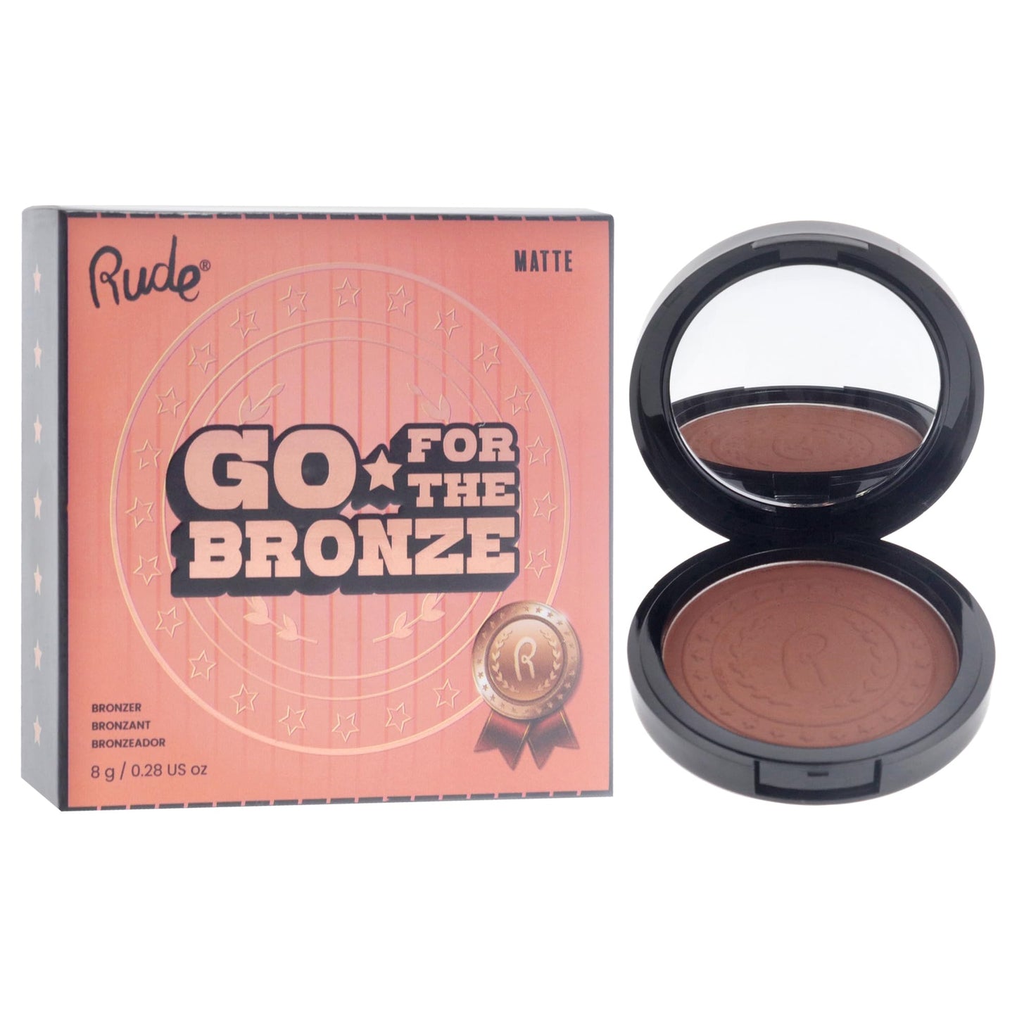 Go for the Bronze - Did Not Break The Ribbon by Rude Cosmetics for Women - 0.28 oz Bronzer