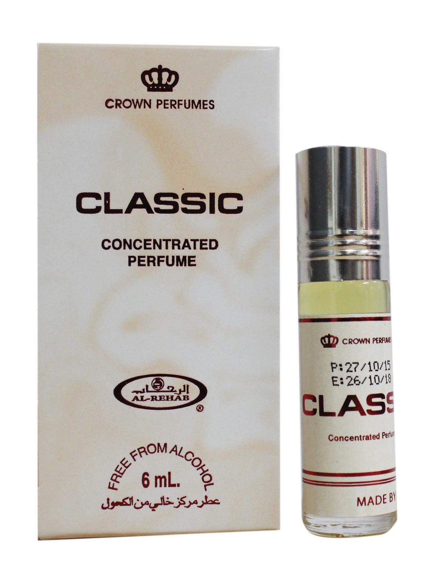 Classic - 6ml (.2oz) Roll-on Perfume Oil by AlRehab (Box of 6)
