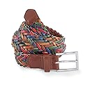 Colorful Braided Belt, Women’s Woven Vegan Leather Belt, Casual Style, Adjustable Fit