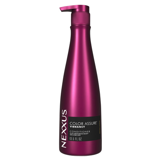 Nexxus COLOR ASSURE Conditioner for Vibrancy for Color Treated Hair Powered by CHROMABOND SEALER with Citric Acid 13.5 oz