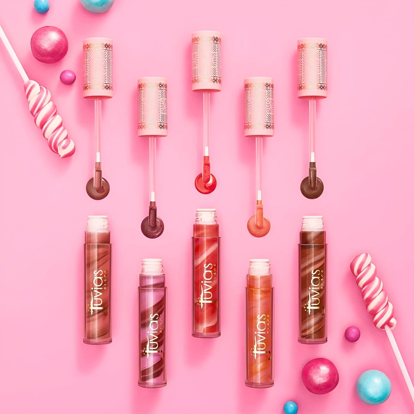 Juvia's Place Candy Shop Lip Gloss: Choco Milo - High-Shine Plumper for a Hydrating & Non-Sticky Glossy Pout, For a Moisturizing and Long-Lasting