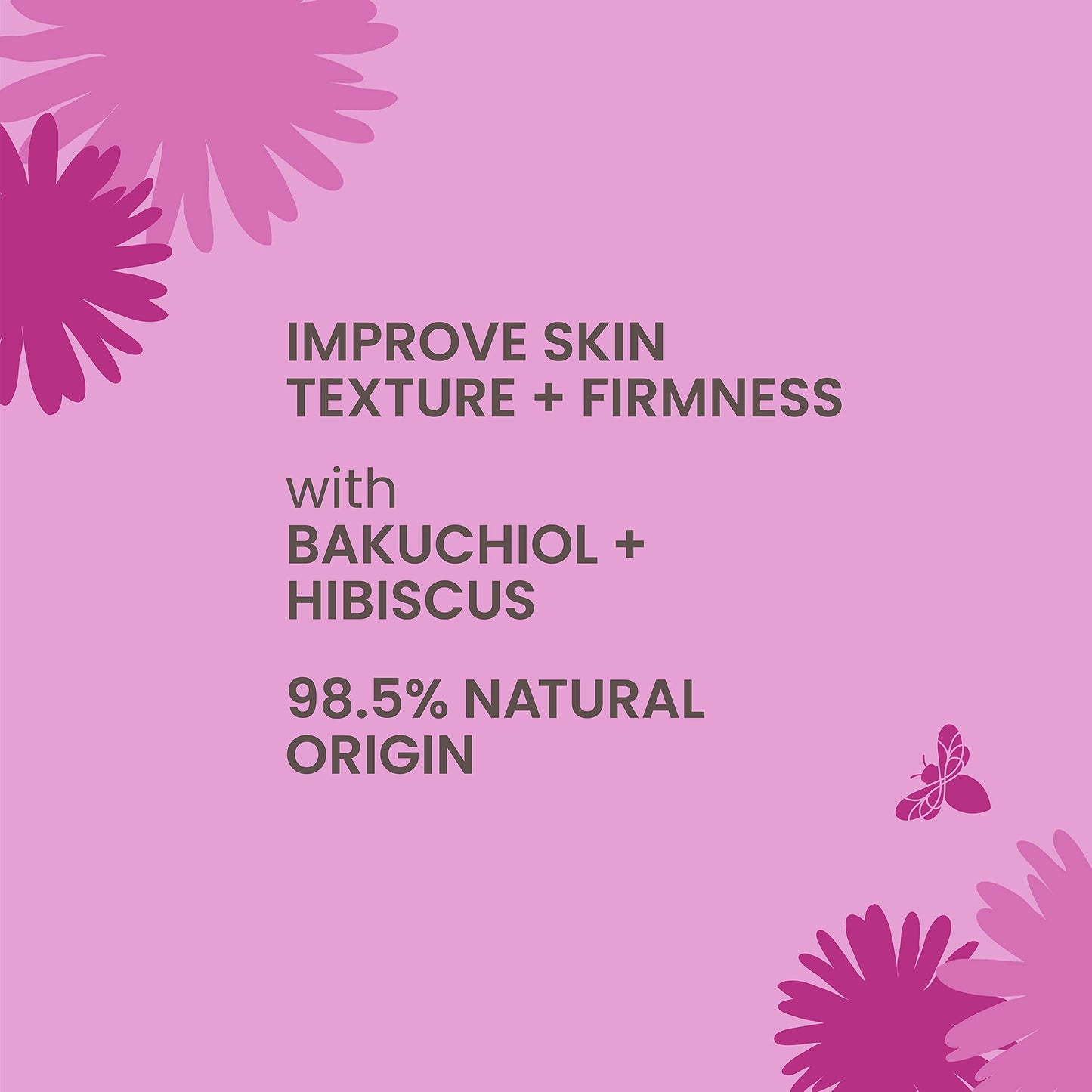 Burt's Bees Firming Collagen Face Serum, Natural Origin Retinol Alternative Improves Skin Texture & Supports Anti-Aging, with Bakuchiol, Lightweight