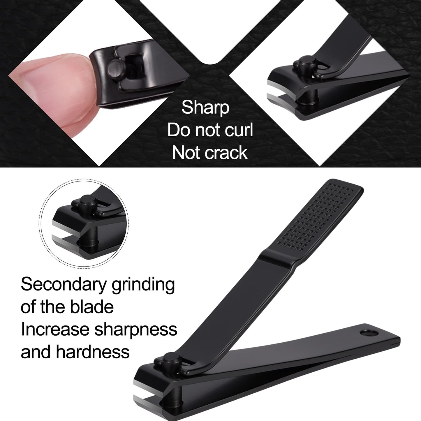 Nail Clipper Set, Christmas Stocking Stuffers for Men,Teen Boy,Husband,Dad Beauty and Personal Care FIXBODY