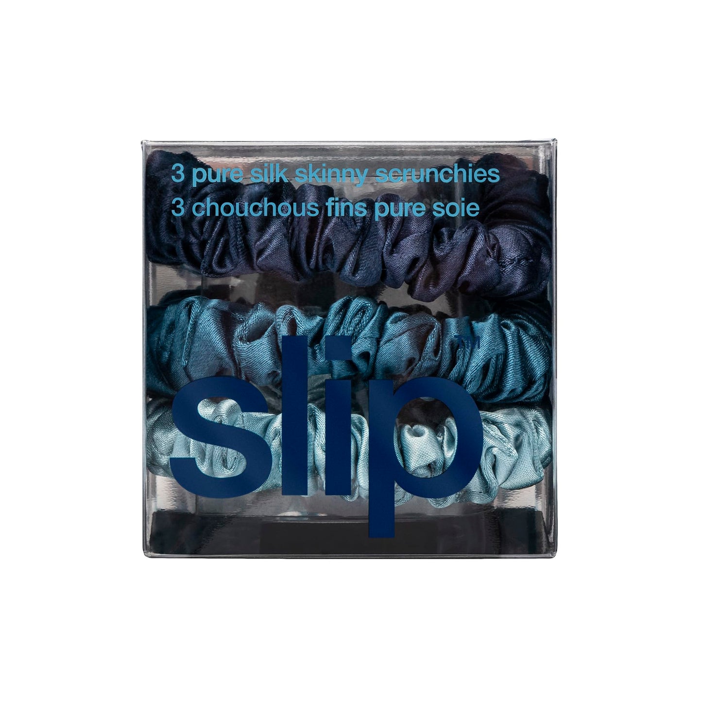 SLIP Silk Hair Ties - Skinny Scrunchies, No Damage, No Crease, Anti-Breakage | 100% Mulberry Silk | All Hair Types | Made with Proprietary Slipsilk™ | Beauty and Personal Care SLIP