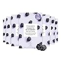 Vitamasques Probiotic Blackberry Face Sheet Mask 7 Pack - Korean Skin Care Facial Mask Rebalances & Repairs Skin with Multi Molecular Hyaluronic Acid
